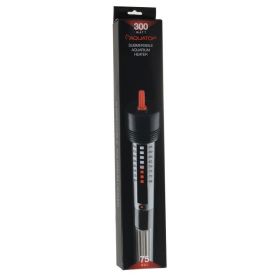 Aquatop Aquarium Submersible Glass Heater - 300 Watts - 14.5" Tall (Aquariums up to 75 Gallons)