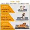 Dog Bed Mat Comfortable Fleece Pet Dog Crate Carpet Reversible Pad Joint Relief L Size