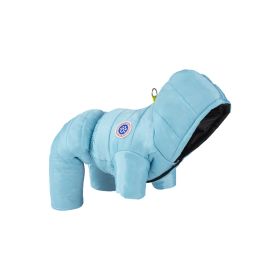 Winter Pet Cotton-padded Clothes Thickening Thermal Windproof Multifunctional (Option: sky blue-XXXL)