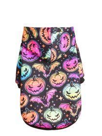 Pet Clothes Small And Medium Sized Dog Cat Pet Halloween Pumpkin Belt (Option: Colorful Pumpkin-2XL)